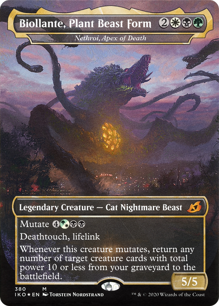 Nethroi, Apex of Death (IKO-380) - Ikoria: Lair of Behemoths / Biollante, Plant Beast Form (Borderless)