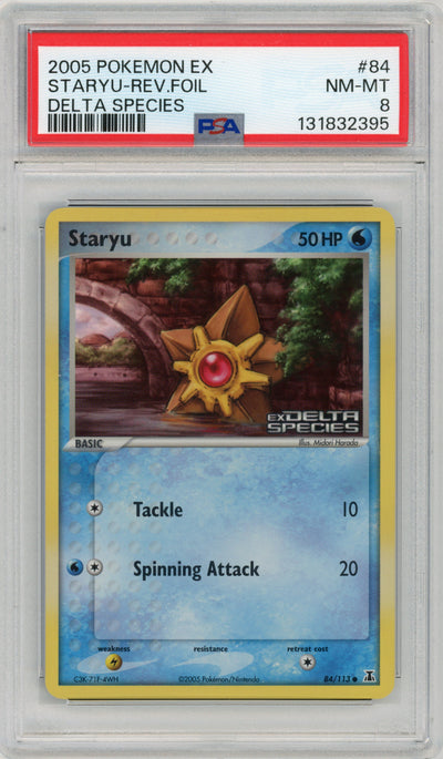 Staryu — PSA 8|Common|Reverse Holo — ID 17542