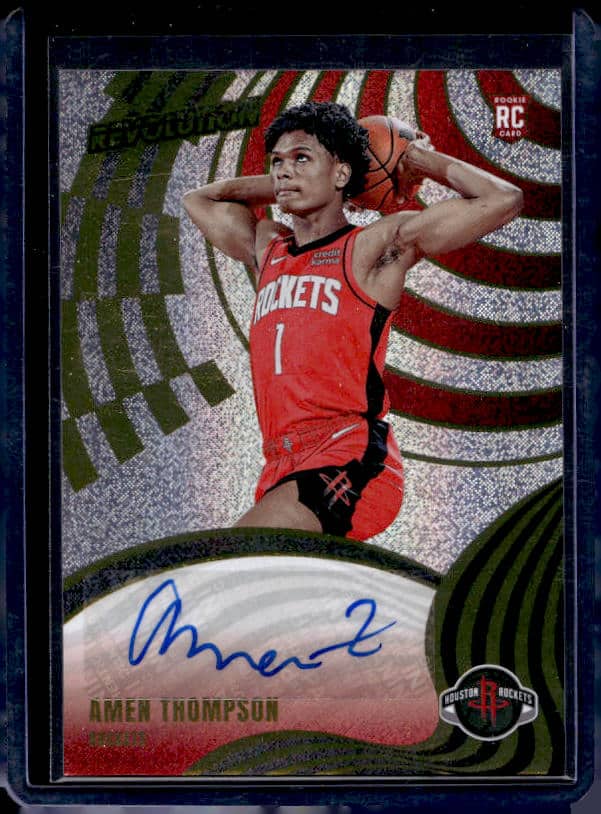 2023/24 Panini Revolution Amen Thompson #RA-ATR Rookie Autograph