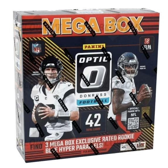2024 Panini Donruss Optic Football Mega Box (Blue Hyper)