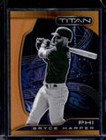 2022 Panini Chronicles Titan Bryce Harper #24 Orange Prizm /19
