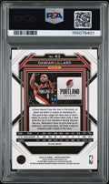 2022 Panini Prizm - Damian Lillard - White Sparkle SSP #62 - PSA Graded Card