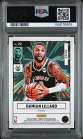 2024 Panini Donruss Optic - Damian Lillard - Net Marvels Green International Limited to /25 #20 - PSA Graded Card