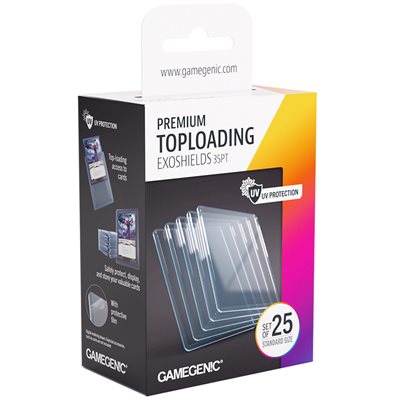 Gamegenic Prenium Toploading Exoshields - 35pt - 25ct - Clear