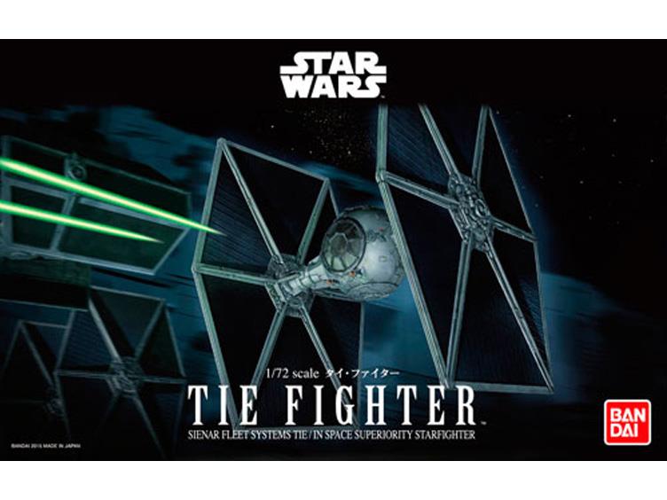 Bandai Namco Star Wars TIE Fighter 1/72 Scale Model Kit