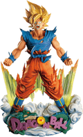 Banpresto Dragon Ball Z Super Master Stars Diorama Super Saiyan Goku (The Brush)Statue