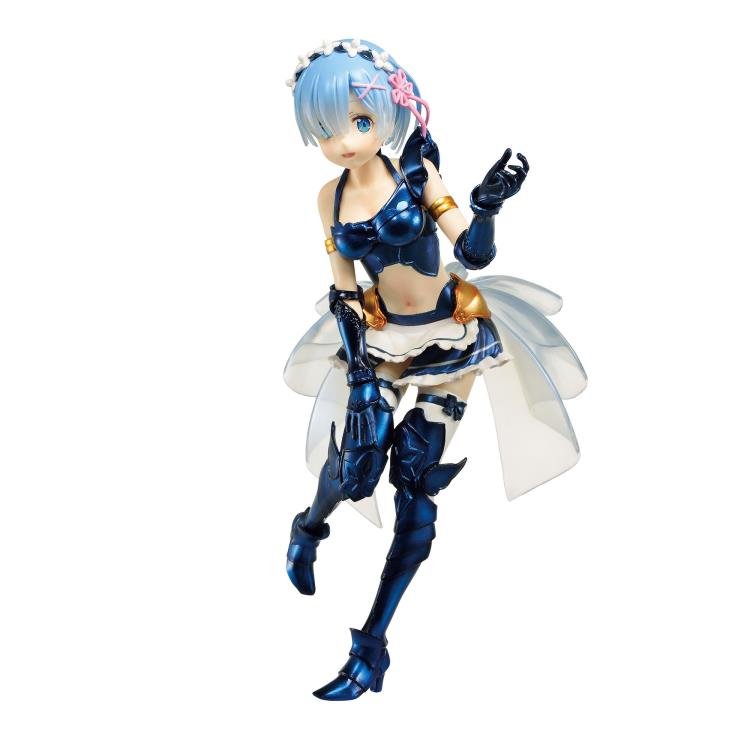 Banpresto Re:Zero Starting Life in Another World Rem Blue Maid Armor Version Vol. 4 EXQ Statue