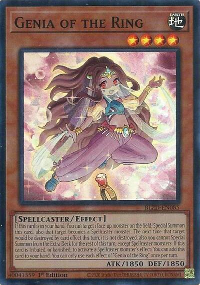 Genia of the Ring - BLZD-EN085 - Super Rare - 1st Edition