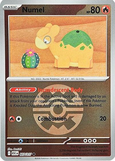 Numel - Quick Ball - 027/217 - Common [me025-027] [Reverse Holo]