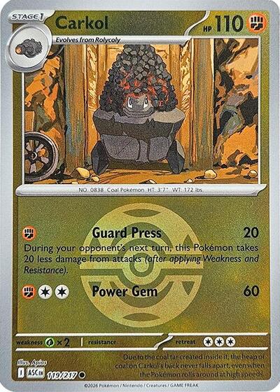 Carkol - Dusk Ball - 119/217 - Common [me025-119] [Reverse Holo]