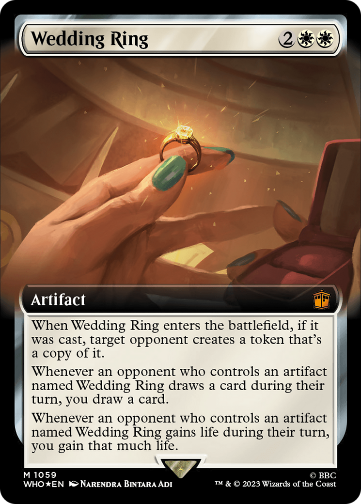 Wedding Ring (WHO-1059) - Doctor Who: (Extended Art) Foil