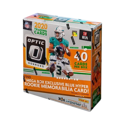2020 Panini Donruss Optic Football Mega Box - Blue Hyper