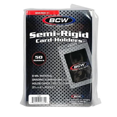 50 BCW Semi-Rigid Card Holder 1