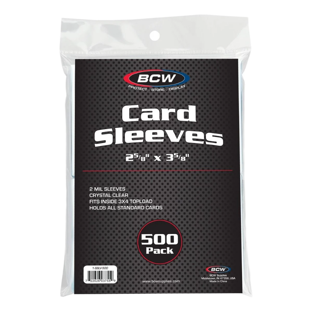 500 BCW Standard Card Sleeves