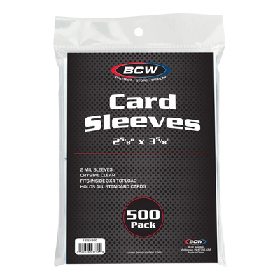 500 BCW Standard Card Sleeves