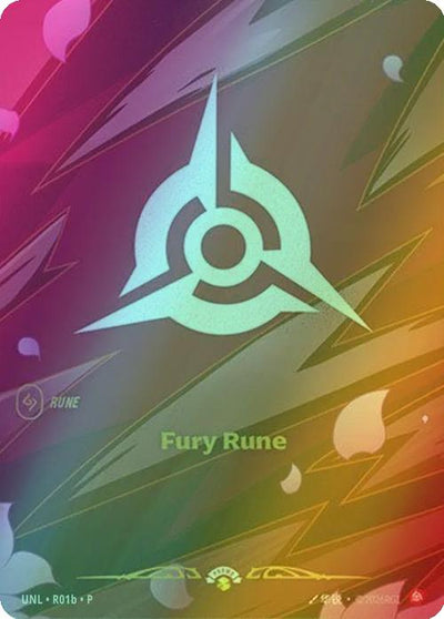 Fury Rune (Alternate Art) - R01b [Unleashed] [Foil]