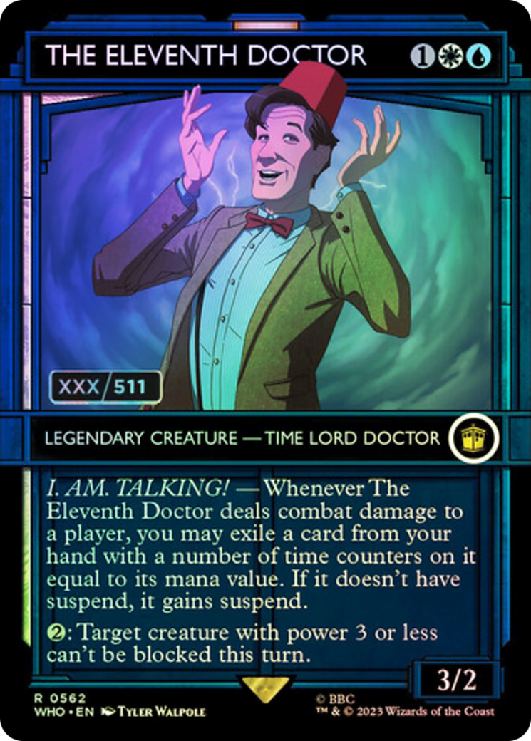 The Eleventh Doctor (WHO-562Z) - Doctor Who: (Showcase) (Borderless) Foil