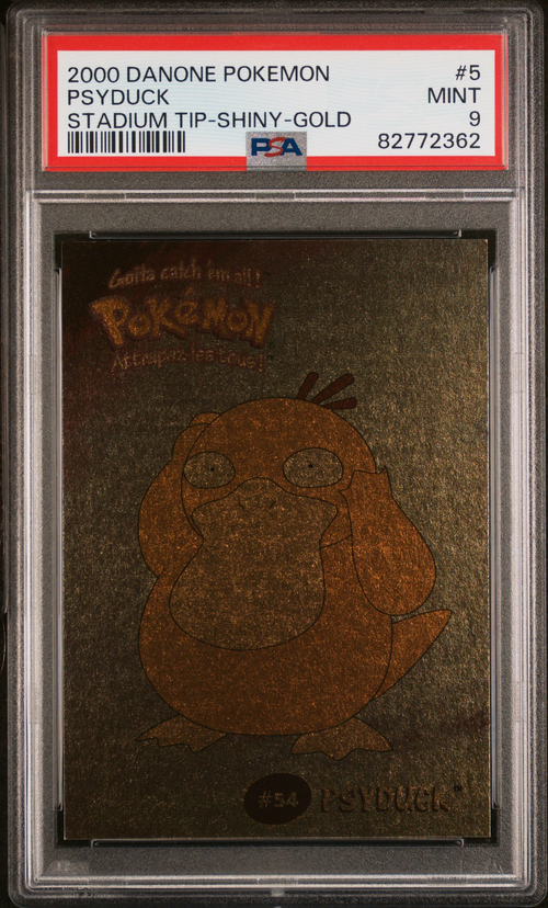 PSA 9 PSYDUCK STADIUM TIP-SHINY-GOLD