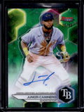 2023 Bowman's Best Junior Caminero #B23-JCO Autograph Green Refractor /99