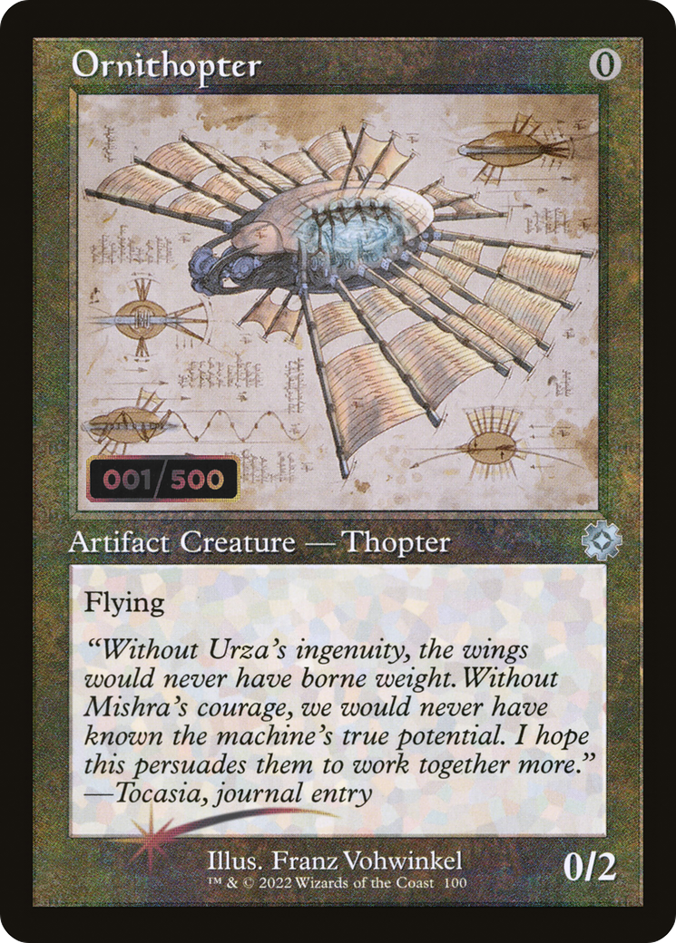Ornithopter (BRR-100Z) - The Brothers' War Retro Artifacts Foil