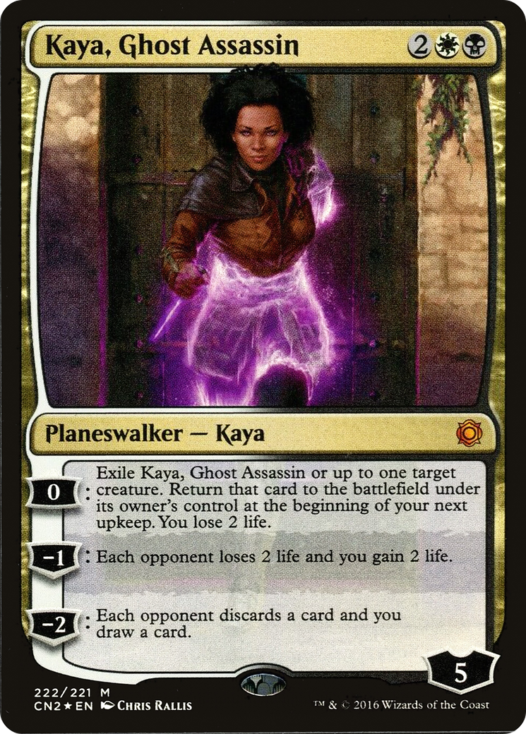Kaya, Ghost Assassin (CN2-222) - Conspiracy: Take the Crown Foil
