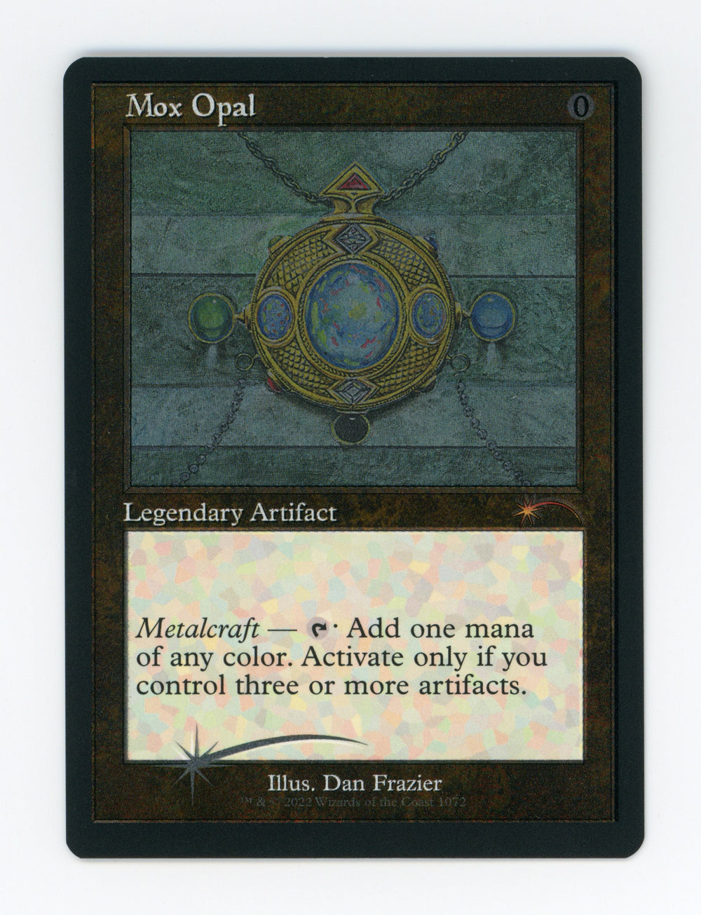 Mox Opal — Retro Frame|Dan Frazier|Etched Foil — ID 17300