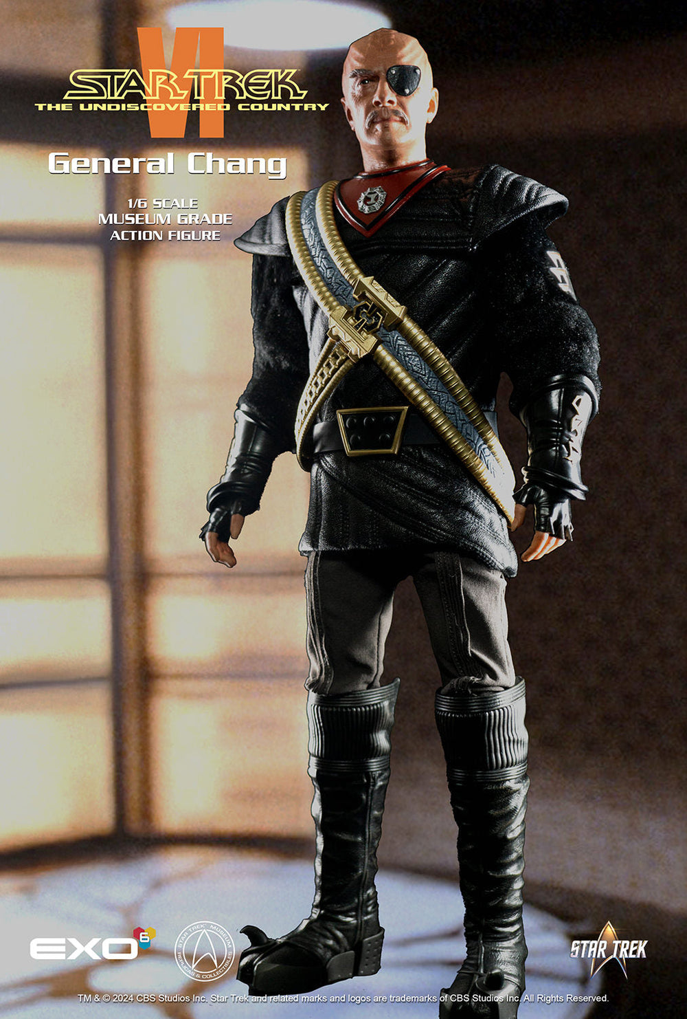 Exo-6 Star Trek VI: The Undiscovered Country General Chang 1/6 Scale Figure