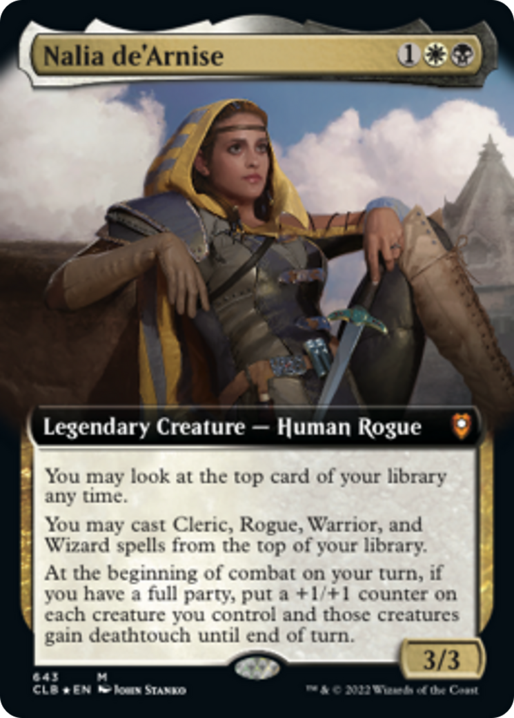 Nalia de'Arnise (CLB-643) - Commander Legends: Battle for Baldur's Gate: (Extended Art) Foil