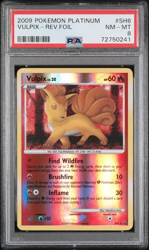 PSA 8 VULPIX-REV.FOIL