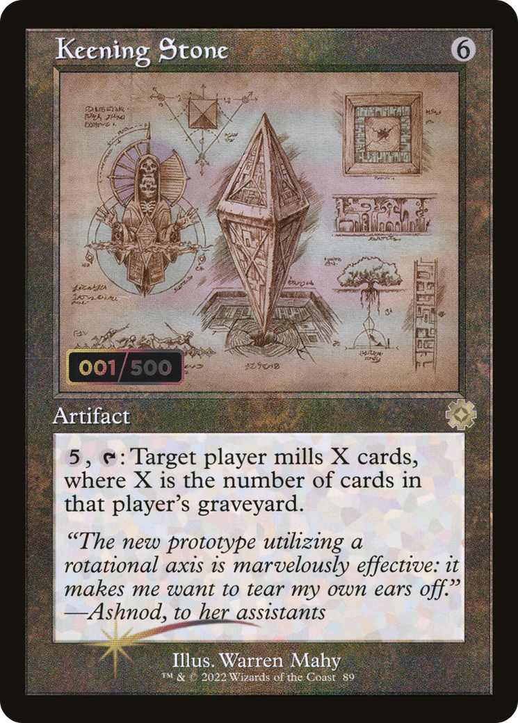 Keening Stone (BRR-89Z) - The Brothers' War Retro Artifacts Foil