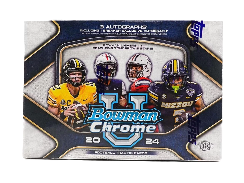 2024 Bowman Chrome University Football Breaker's Delight Box
