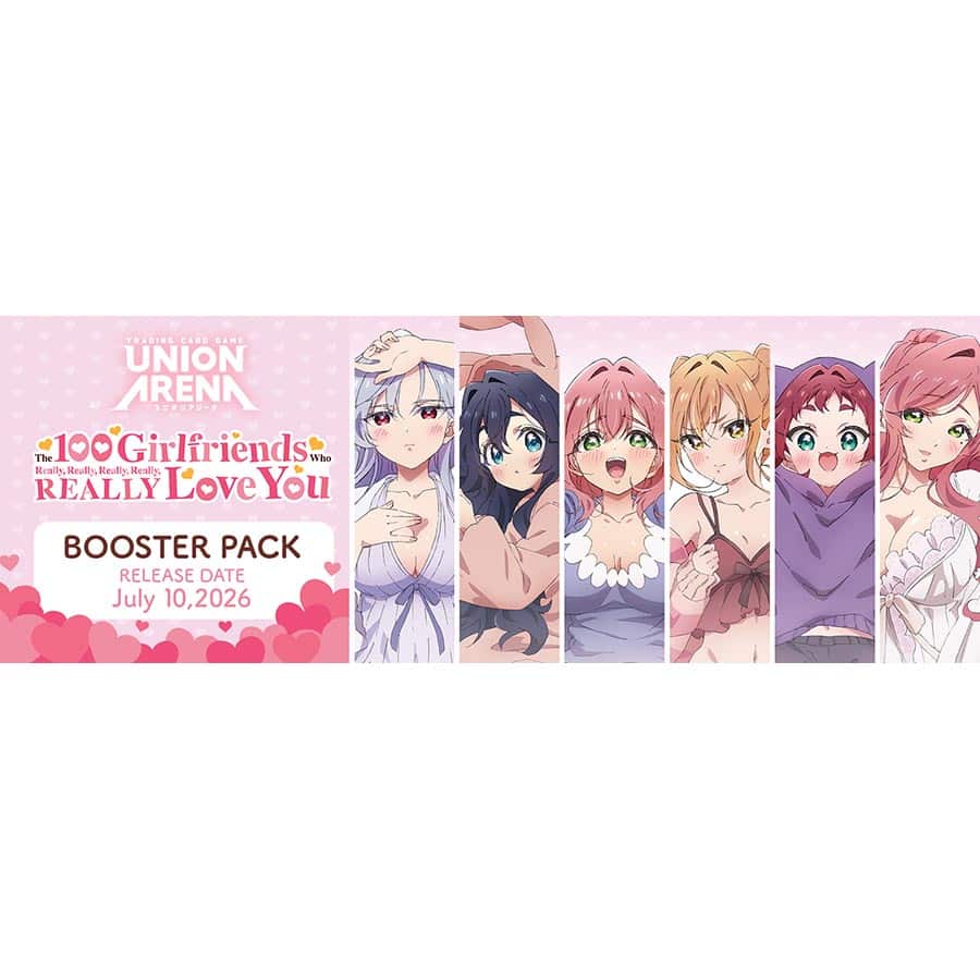 Union Arena: The 100 Girlfriends Who Really, Really, Really, Really, REALLY Love You Booster Box (Presale - Expected Release Date July 10th)