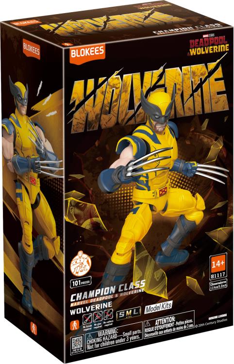 Blokees Deadpool & Wolverine Champion Class CC05 Wolverine Model Kit Figure
