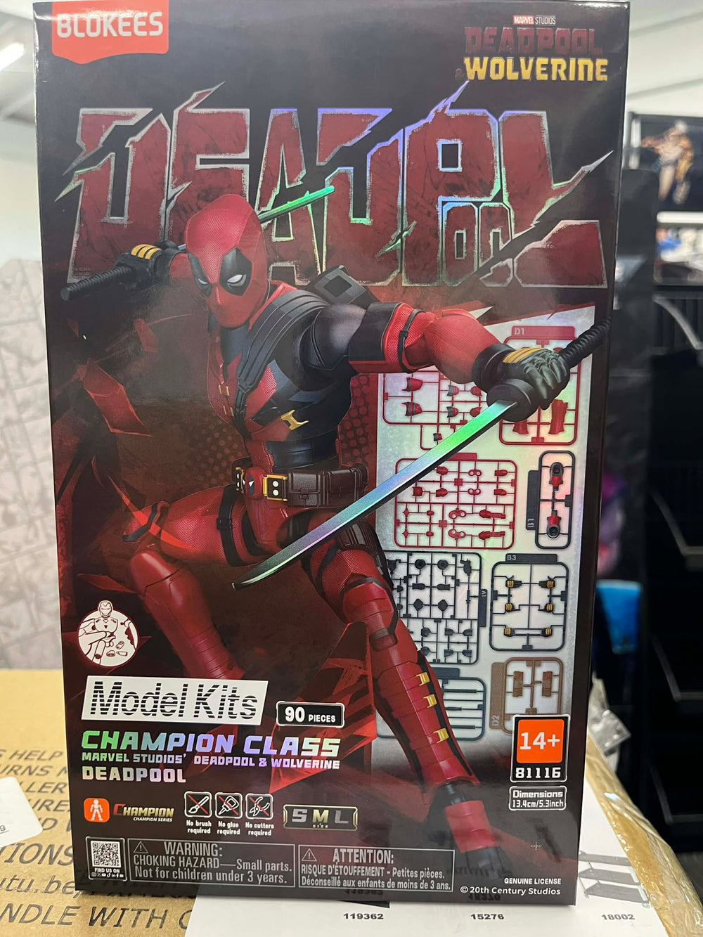 Blokees Marvel Deadpool & Wolverine Champion Class CC04 Deadpool Model Kit Figure