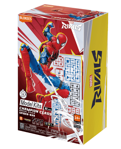 Blokees Marvel Rivals Champion Class CC06 Spider-Man Model Kit Figure