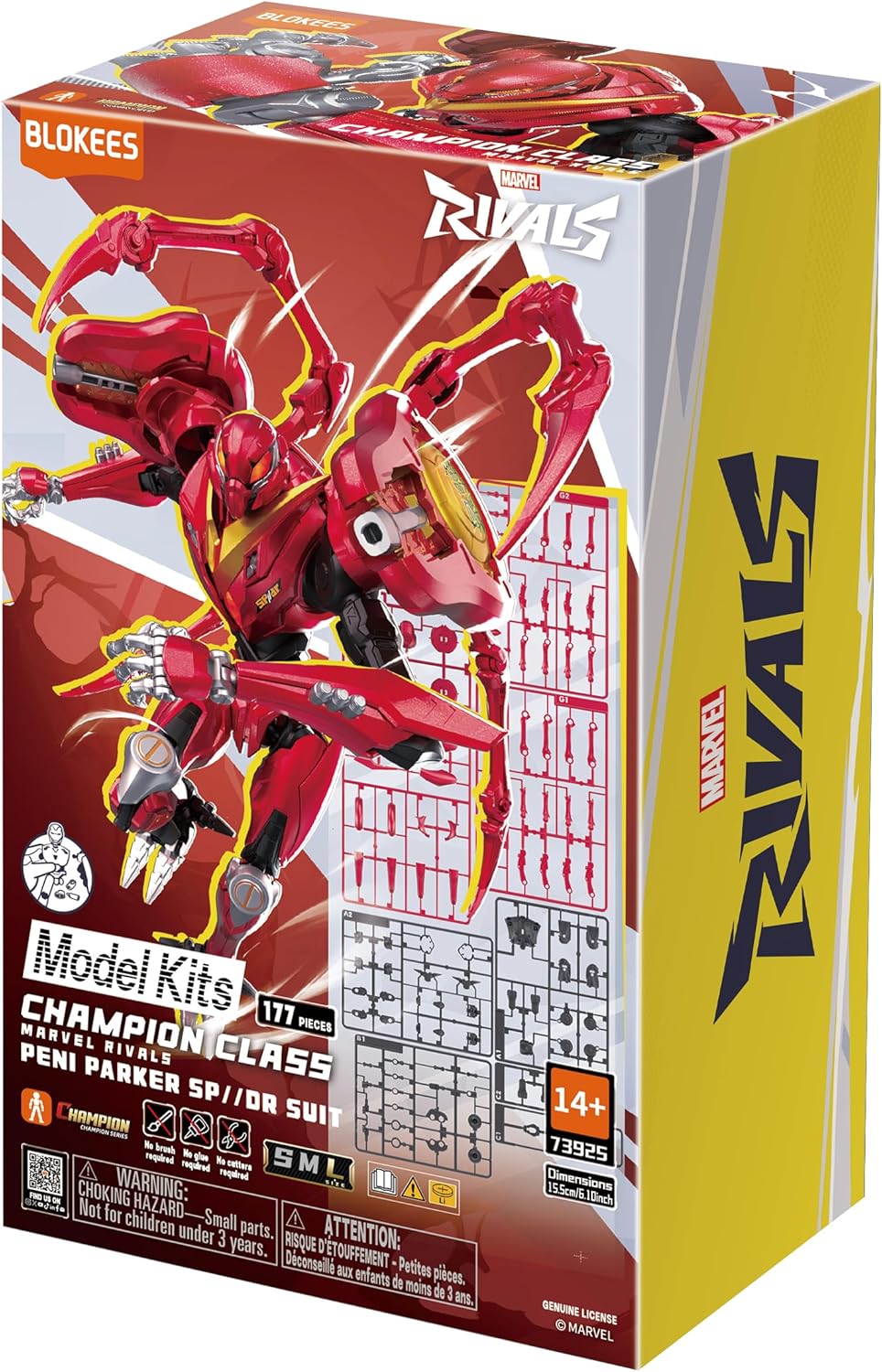 Blokees Marvel Rivals Champion Class CC10 Peni Parker SP//dr Suit Model Kit Figure