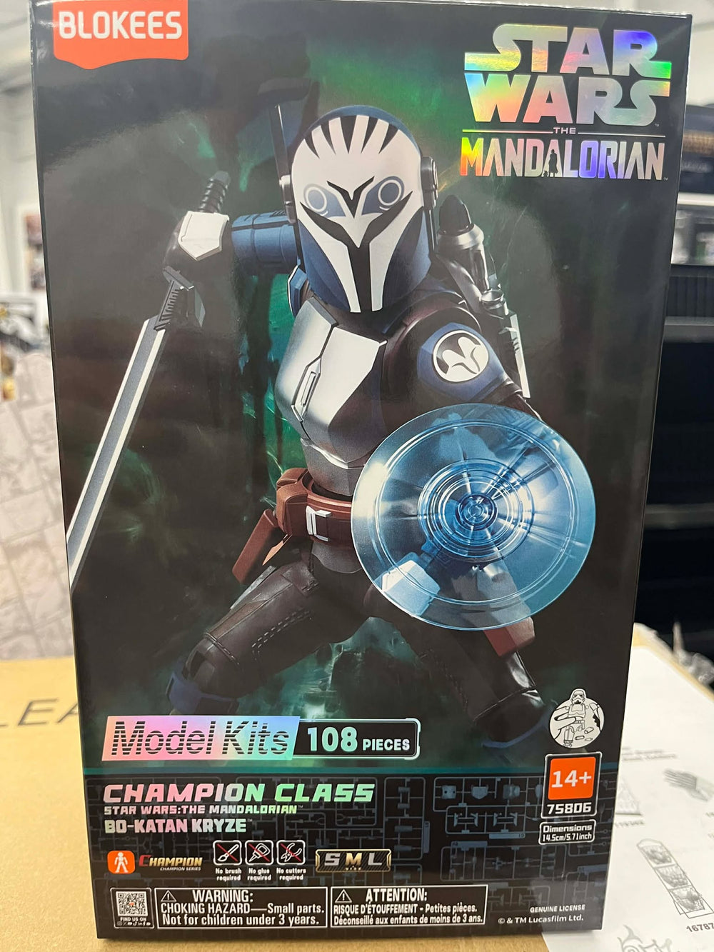 Blokees Star Wars: The Mandalorian Champion Class CC06 Bo-Katan Kryze Model Kit Figure