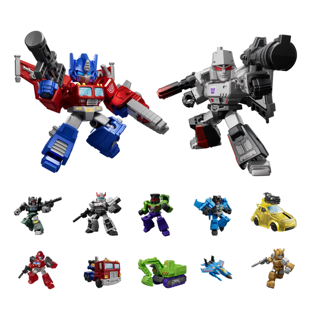 Blokees Transformers G1 Galaxy Version Defender Vol.1 Galaxy Shining Case of 12 Random Model Kits