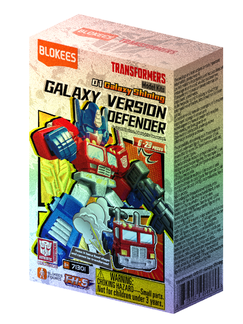 Blokees Transformers G1 Galaxy Version Defender Vol.1 Galaxy Shining Random Model Kit