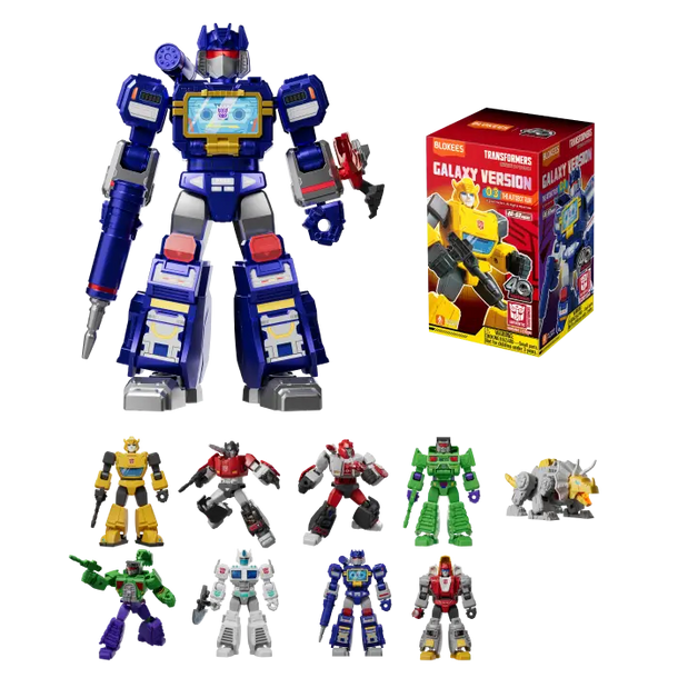 Blokees Transformers G1 Galaxy Version Vol.3 The Autobot Run Box of 9 Random Model Kits