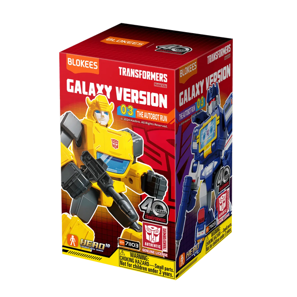 Blokees Transformers G1 Galaxy Version Vol.3 The Autobot Run Box of Random Model Kit