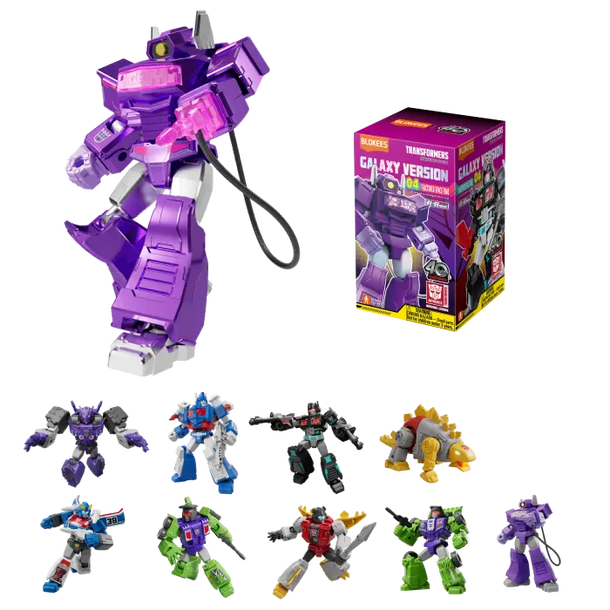 Blokees Transformers G1 Galaxy Version Vol.4 Fractured Space-Time Box of 9 Random Model Kits