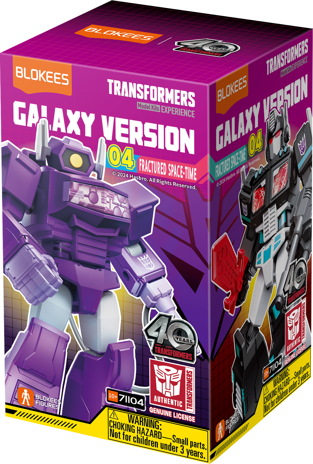 Blokees Transformers G1 Galaxy Version Vol.4 Fractured Space-Time Box of Random Model Kit