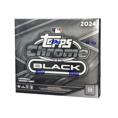 2024 Topps Chrome Black Baseball Hobby 12 Box Case