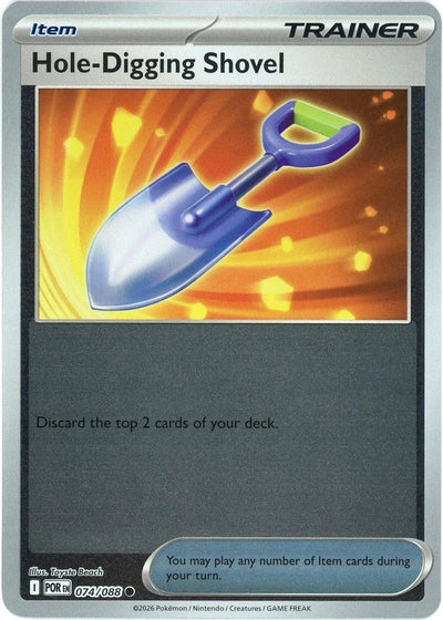 Hole-Digging Shovel - 074/088 - Common [me03-074] [Reverse Holo]