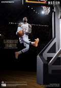 NBA Motion Masterpiece - LeBron James (White Jersey) - 1:9 Action Figure - NBA Los Angeles Lakers  - Enterbay