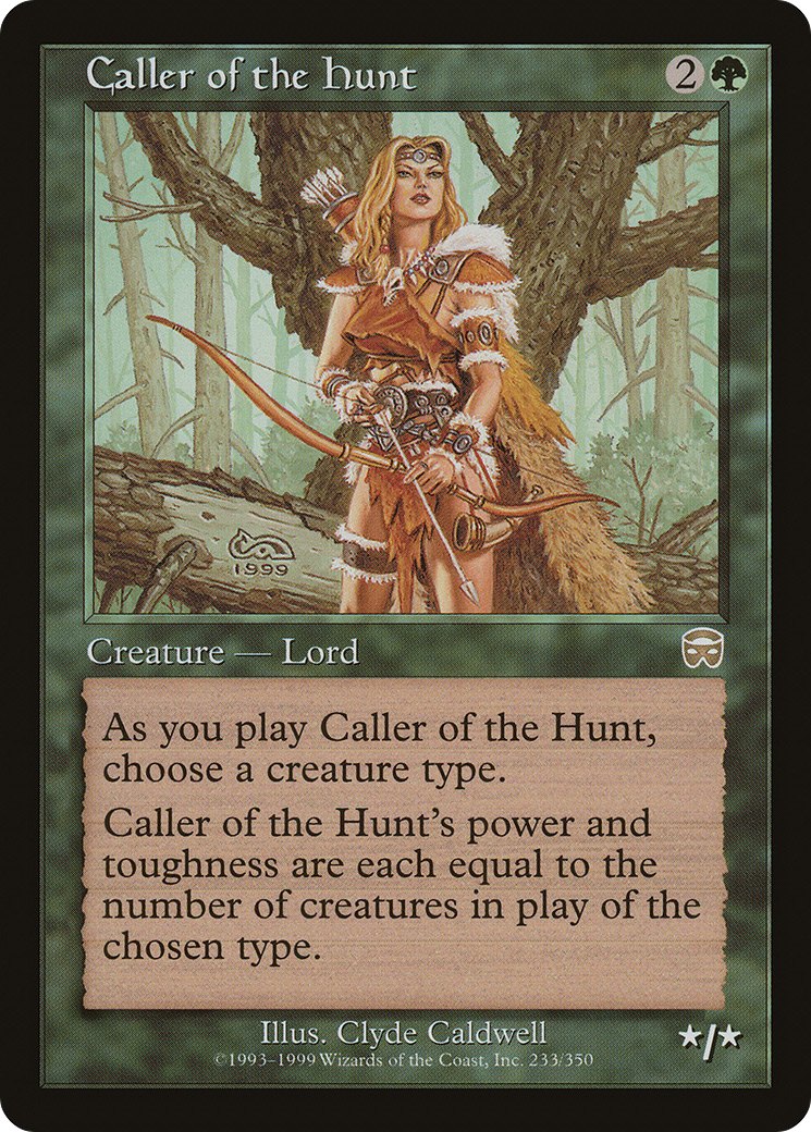 Caller of the Hunt (MMQ-233) - Mercadian Masques Foil
