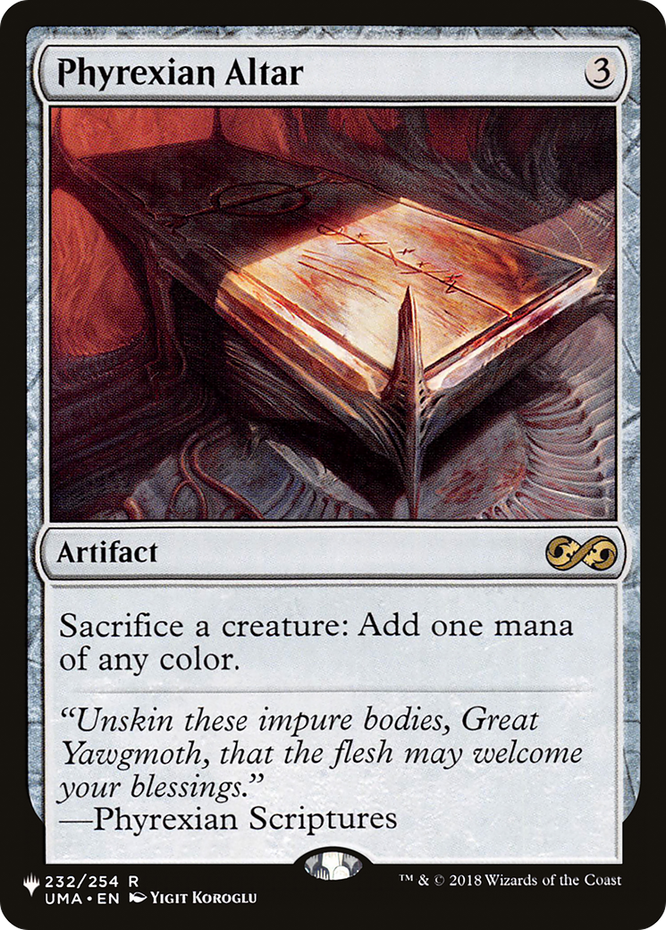 Phyrexian Altar (LIST-UMA-232) - The List