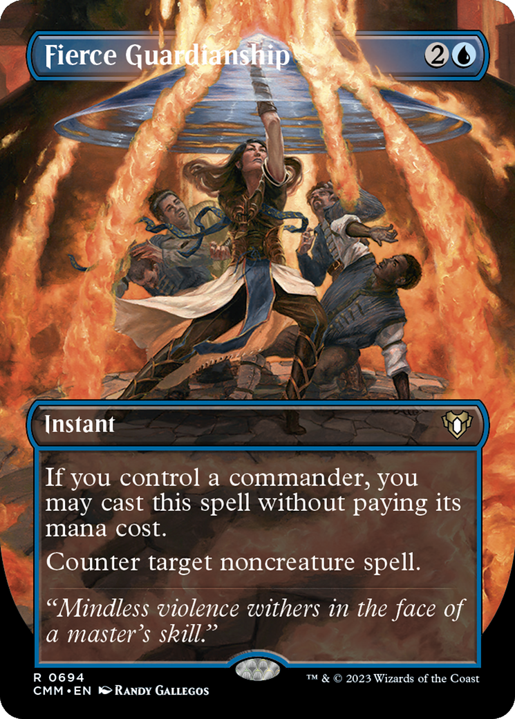 Fierce Guardianship (CMM-694) - Commander Masters (Borderless) Foil