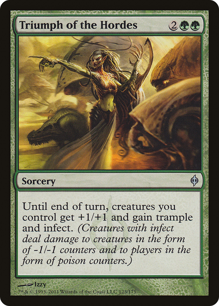 Triumph of the Hordes (NPH-123) - New Phyrexia Foil